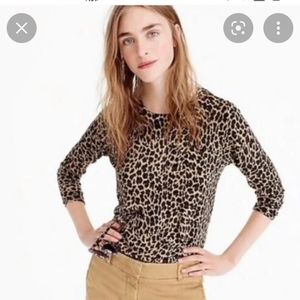 J Crew Leopard print Sweater